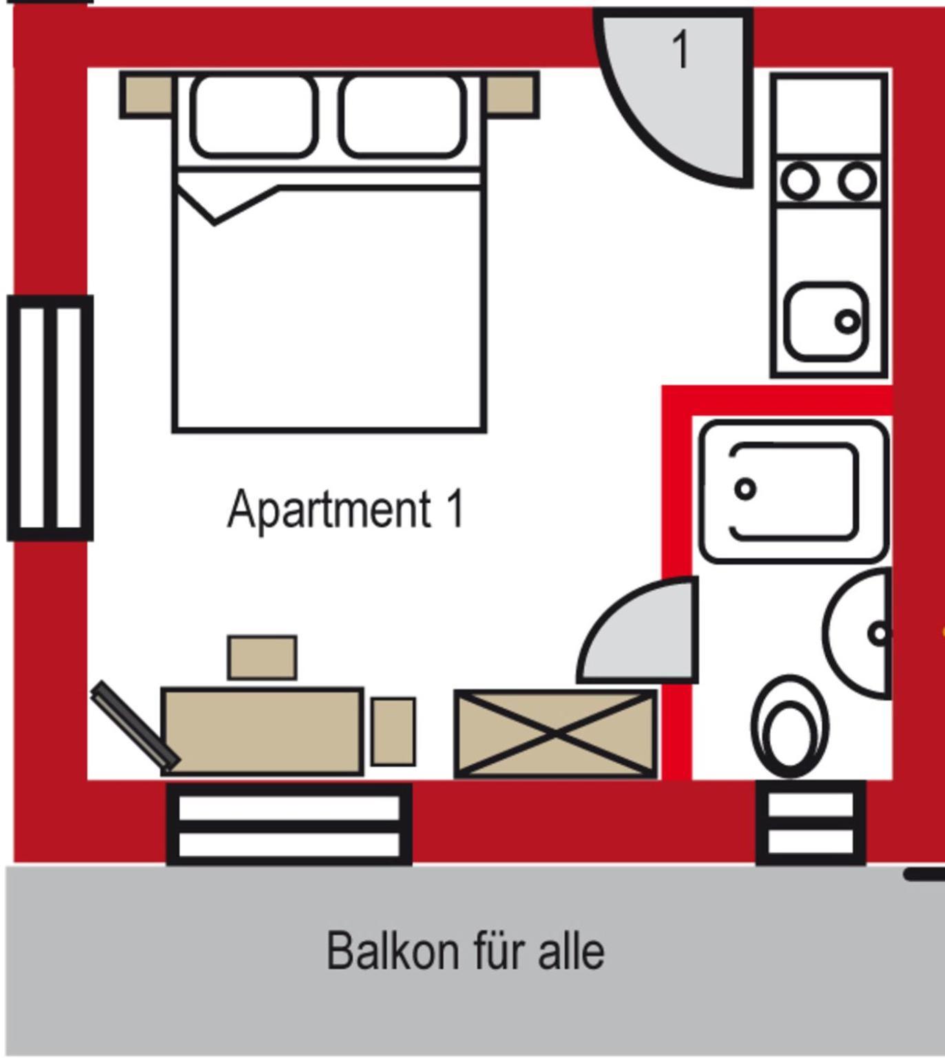 App 1 - Farbennest Mit Fruehstueck Teekueche, Sommerbergbahnen Inkl تانهايم المظهر الخارجي الصورة